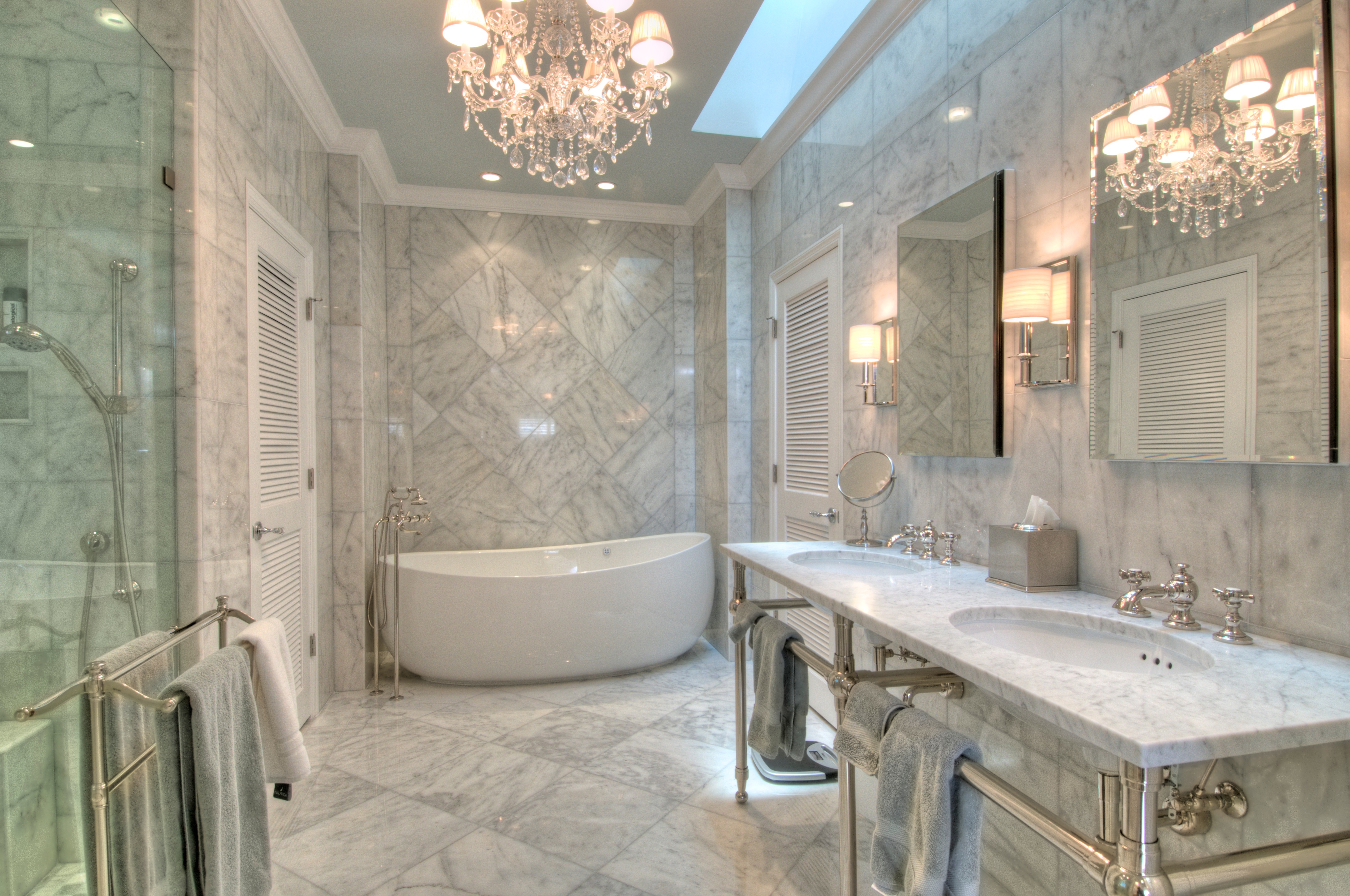 Luxury Marble Bathroom in Fort Lauderdale, FL